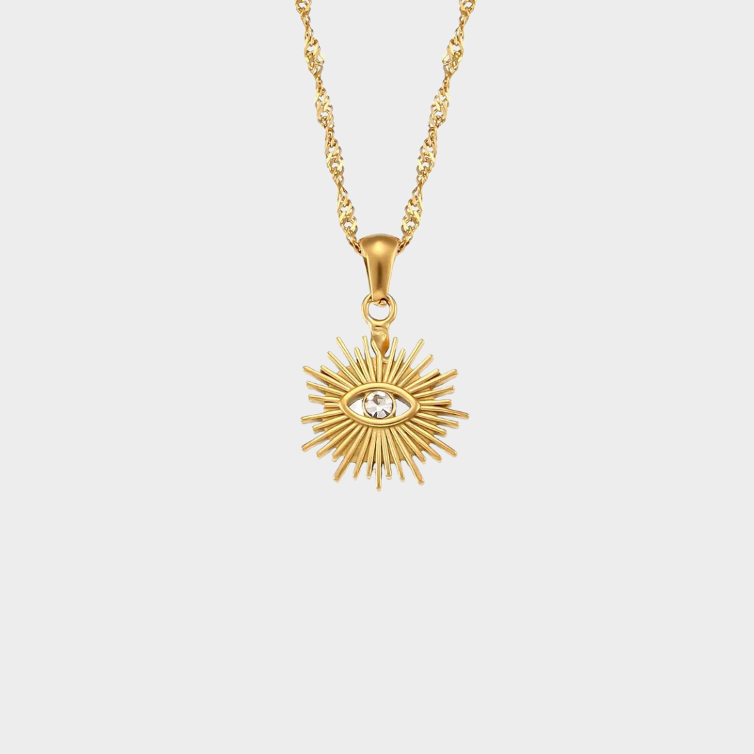 Evil Eye Sun Light • Necklace